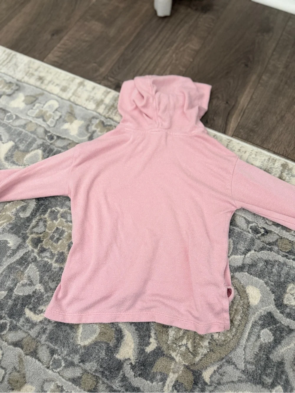 BabyGAP Toddler girl Hoodie Tops - Pink & Brown Lightweight Pullover (18-24 m)